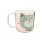 aranyos macskás bögre ajándékba – porcelán kávés csésze