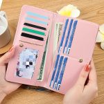 Cicás pénztárca belső nézet – több kártyatartó rekesszel és cicamintával