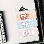 Aranyos macskás könyvjelzők mágneses záródással