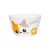 Macskás tálka mancs mintával – porcelán salátástál 680 ml