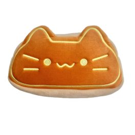 Puha cicás tolltartó elölnézetből, aranyos macskaformával