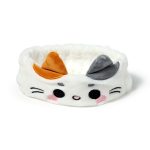 kényelmes cica mintás plüss hajpánt