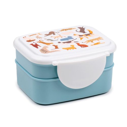 Bento Ételhordó Doboz Evőeszközökkel