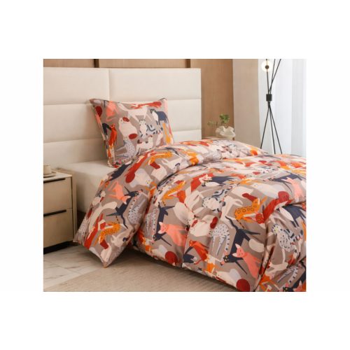 színes macskás ágyneműhuzat modern design hálószobába