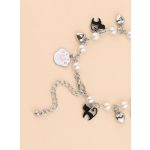 cicás karkötő charm díszekkel