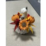 aranyos macskás őszi asztali dekoráció