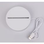 Cicás éjjeli lámpa talpa USB kábellel