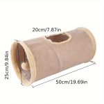 Kényelmes cica búvóhely és alagút játékhoz és pihenéshez