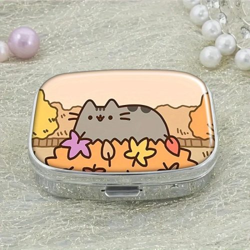 Pusheen cicás gyógyszertartó