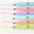 6 darabos cicás mancsos szövegkiemelő készlet, különböző pasztell színekben