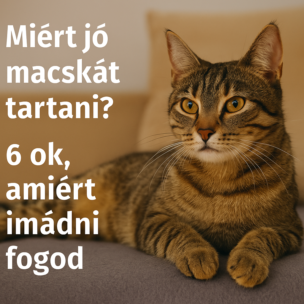 Miért jó macskát tartani? 6 ok, amiért imádni fogod