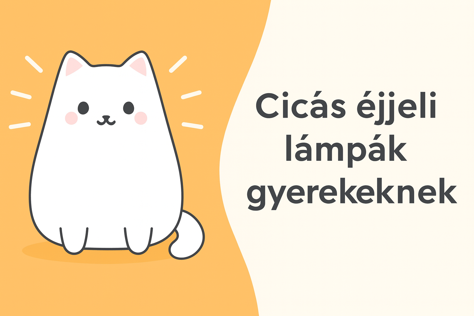 Cicás éjjeli lámpák gyerekeknek és macskabarátoknak – 4 varázslatos kedvenc otthonra