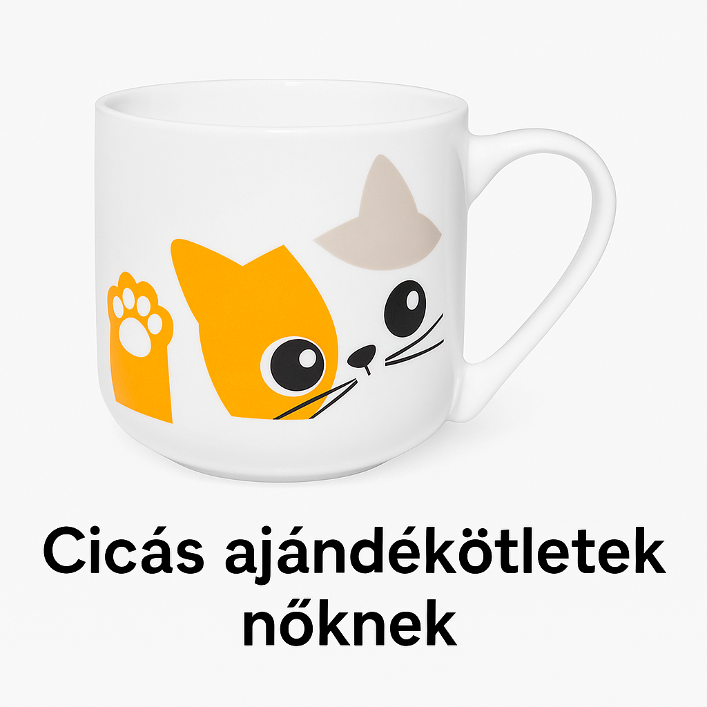 Cicás ajándékötletek nőknek – 4 szuper meglepetés, ha valaki igazán szereti a macskákat