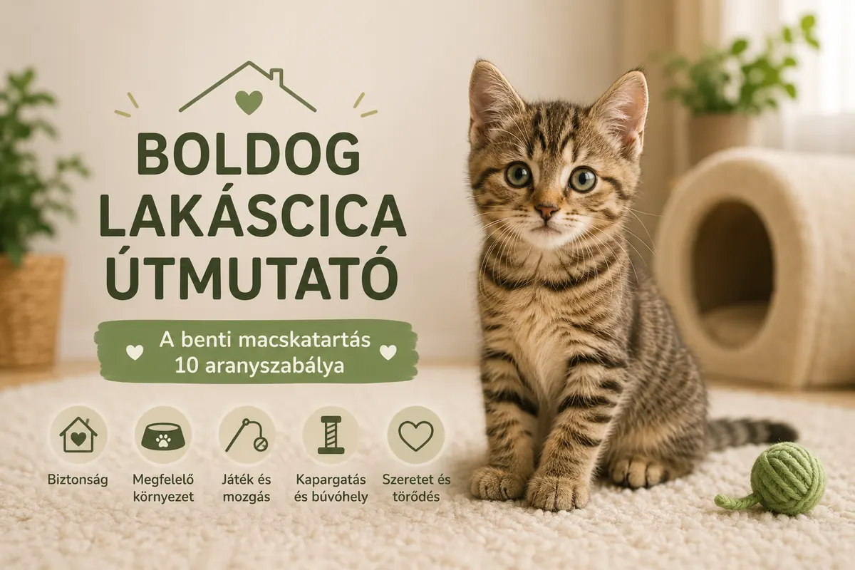 Boldog lakáscica útmutató – A benti macskatartás 10 aranyszabálya