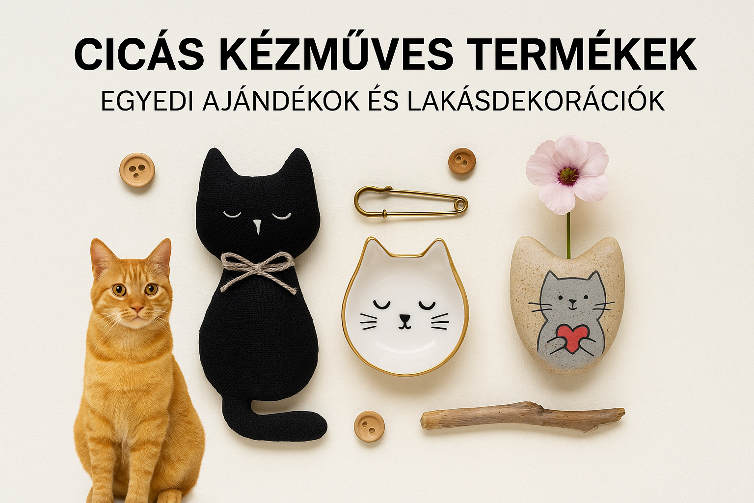 Cicás kézműves termékek – egyedi dekorációk macskabarát otthonokba