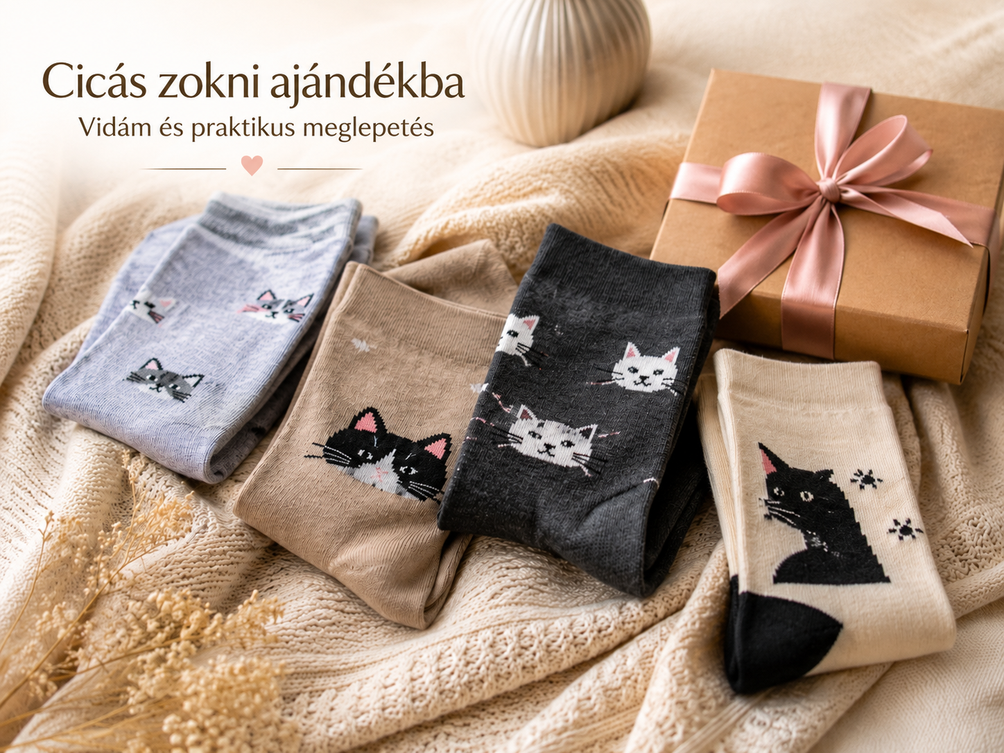 Cicás zokni ajándékba – kinek és milyen alkalomra jó választás?