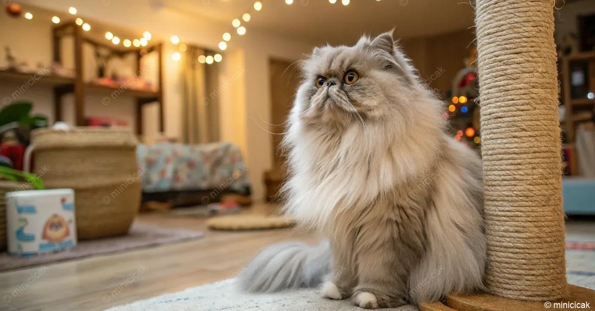 perzsa kiscica portré