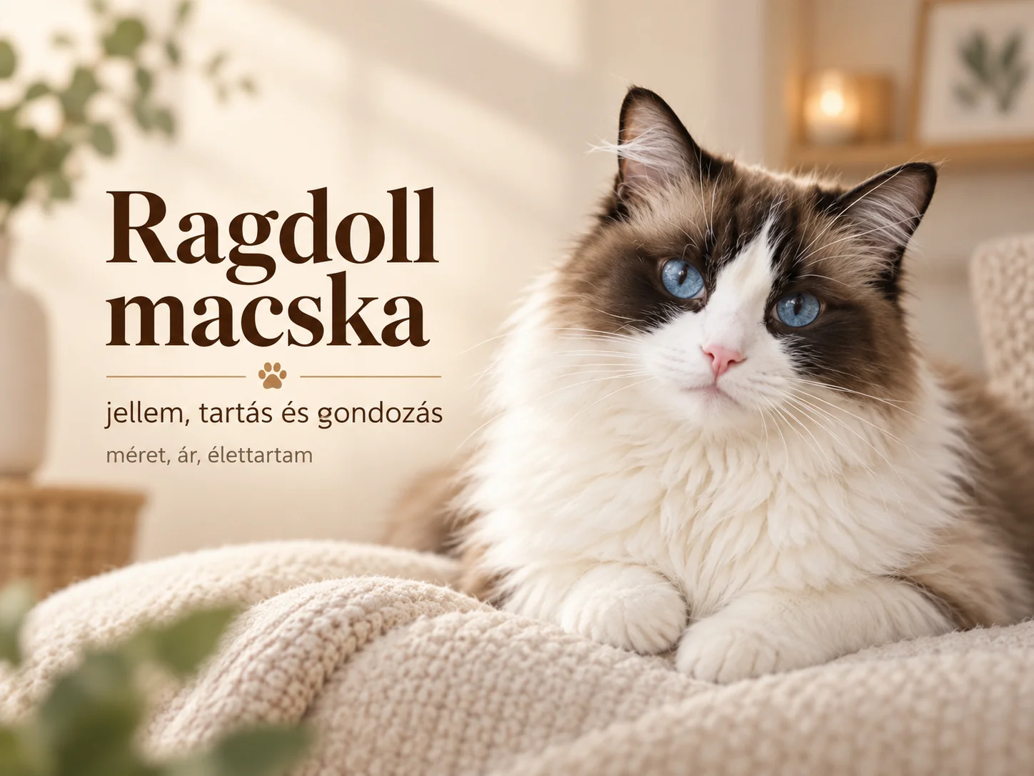 Ragdoll macska – jellem, tartás, gondozás és ár